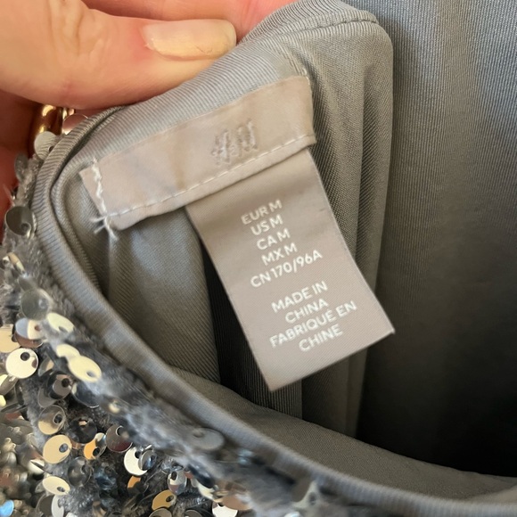 Silver Sequin Dress - Picture 5 of 7